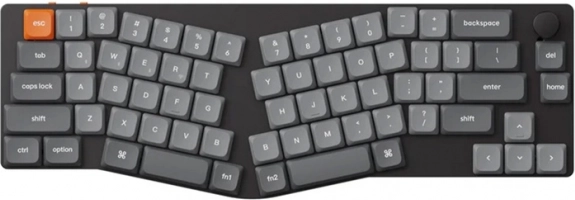 Clavier sans fil low-profile Keychron K11 Max RGB switches marron noir