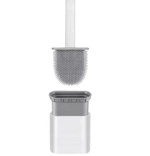 Brosse en silicone pour salle de bain