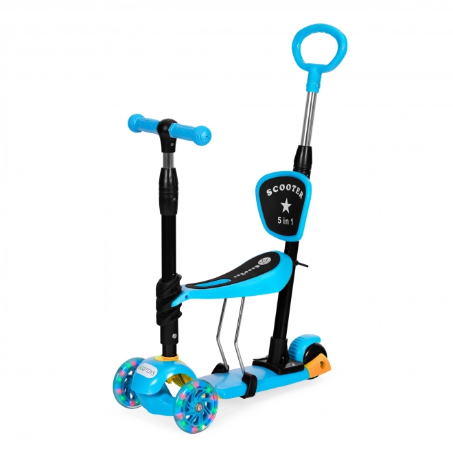 Trottinette pour enfants 3-en-1 avec roues LED - bleue ECO Toys