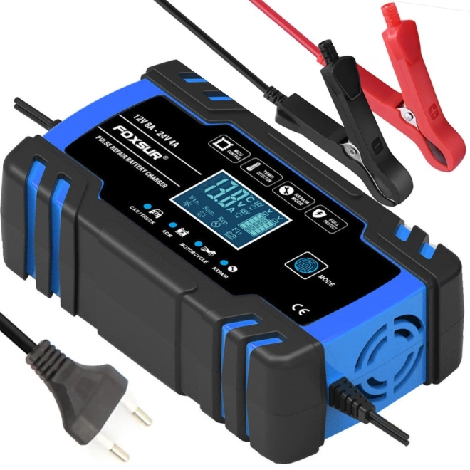 Chargeur automatique de voiture avec fonction de réparation 12V 24V