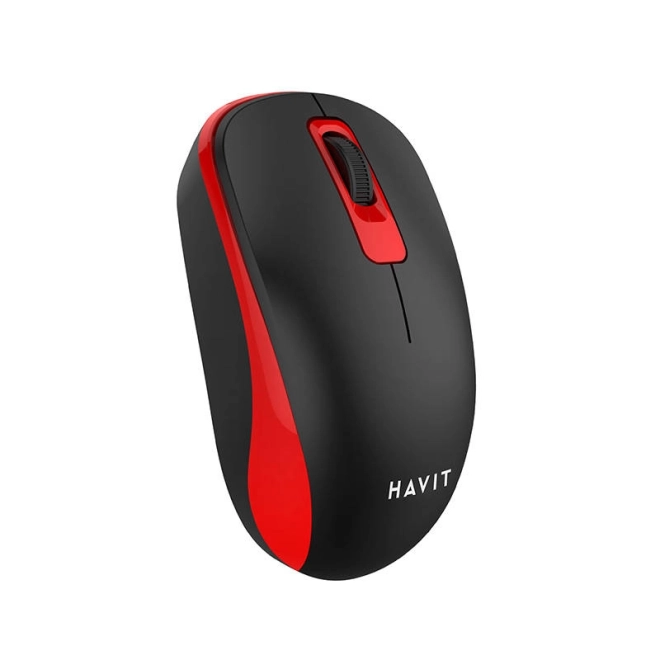 Souris sans fil universelle Havit MS626GT (noir et rouge)