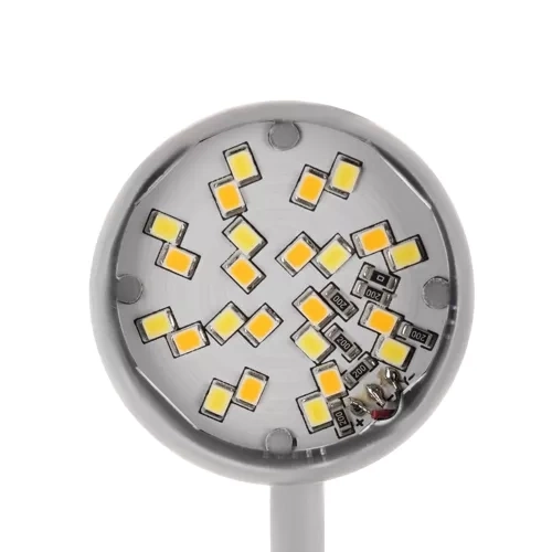 Lampe de table blanche avec pince Izoxis
