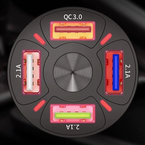 4x chargeur USB pour voiture + câble Xtrobb 19907