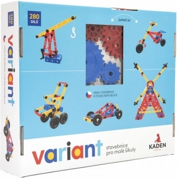 Jeu de construction Variant en plastique 280 pièces dans une boîte 33x28x8 cm