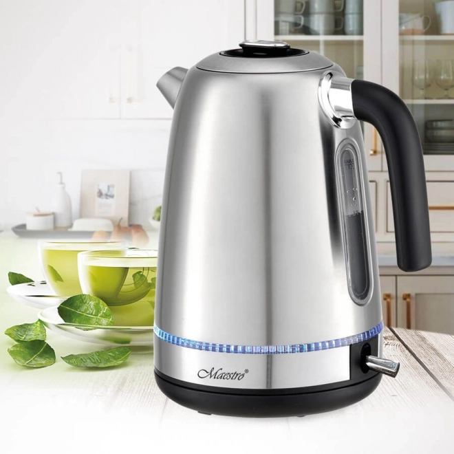 Bouilloire électrique en inox 1,7l Maestro