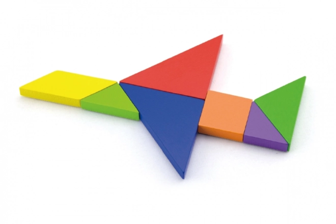 Tangrams magnétiques en bois