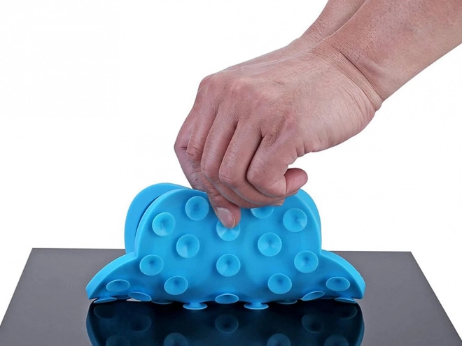 Tapis de léchage anti-stress pour chiens en forme de patte