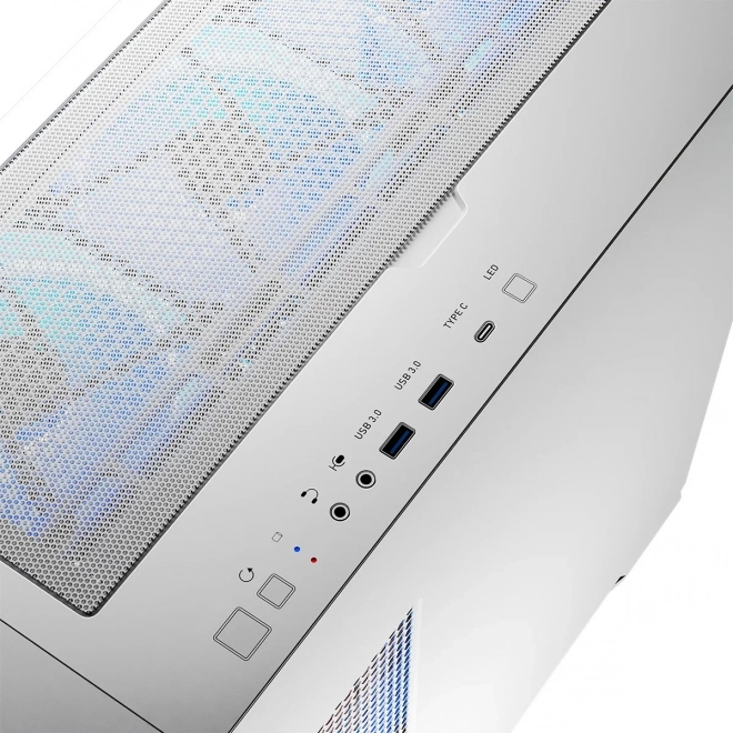 Boîtier d'ordinateur Horizon ARGB Flow Midi Blanc