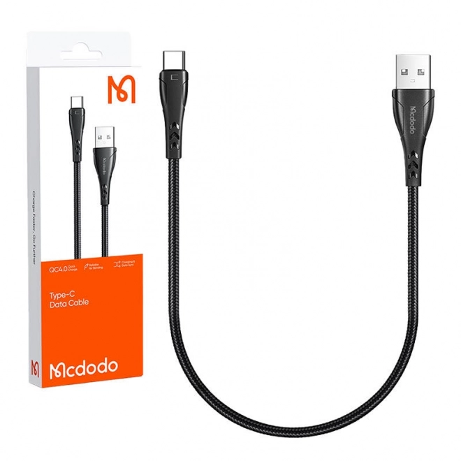 Câble USB vers USB-C, Mcdodo CA-7460, 0,2 m (noir)