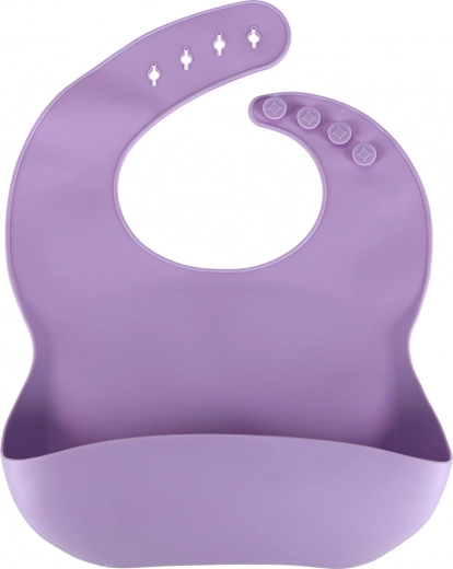 Bavoir avec poche et fermeture réglable