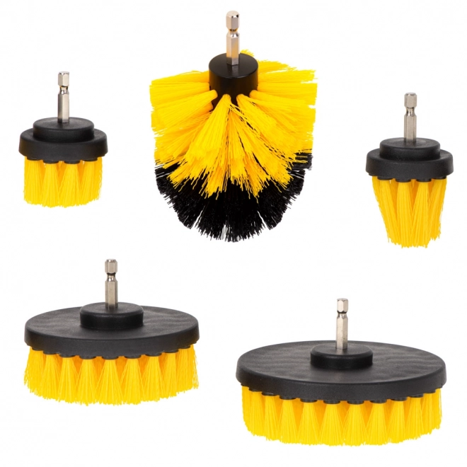 Brosses de nettoyage pour perceuse, set de 5 pièces