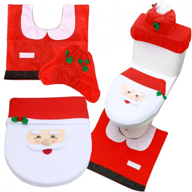 Ensemble de salle de bain de Noël Père Noël