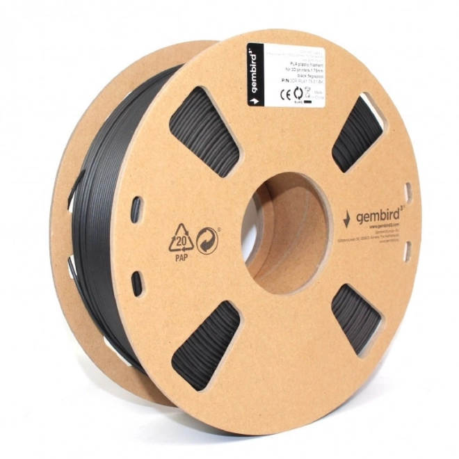 Filament pour imprimante 3D PLA 1,75 mm noir