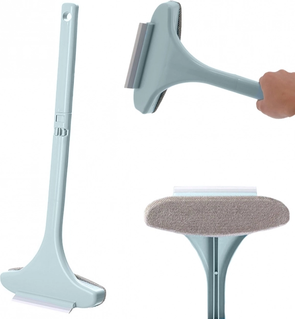Brosse de nettoyage 2-en-1 pour fenêtres et moustiquaires