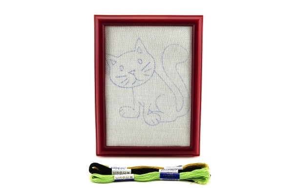 Broderie pour enfants avec cadre