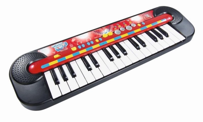 Piano, 32 touches, 45 x 13 cm, à piles