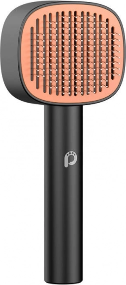 brosse pour poils pour animaux de compagnie Paw In Hand – noire