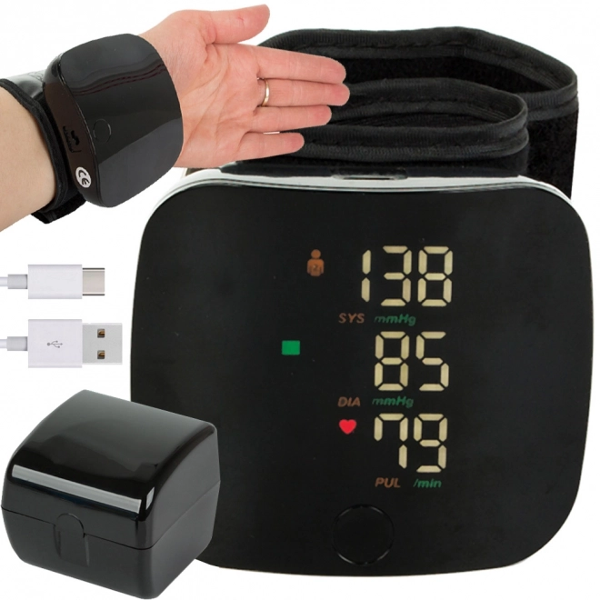 Tensiomètre électronique de poignet avec écran LCD
