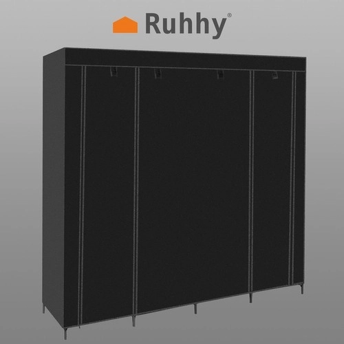 Armoire en tissu pliable 170x170cm Ruhhy 23740