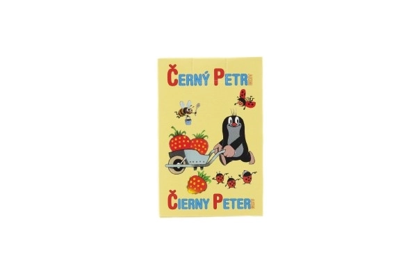 Petr noir Krtek 4- jeu de société - cartes dans une boîte en papier 6x9cm