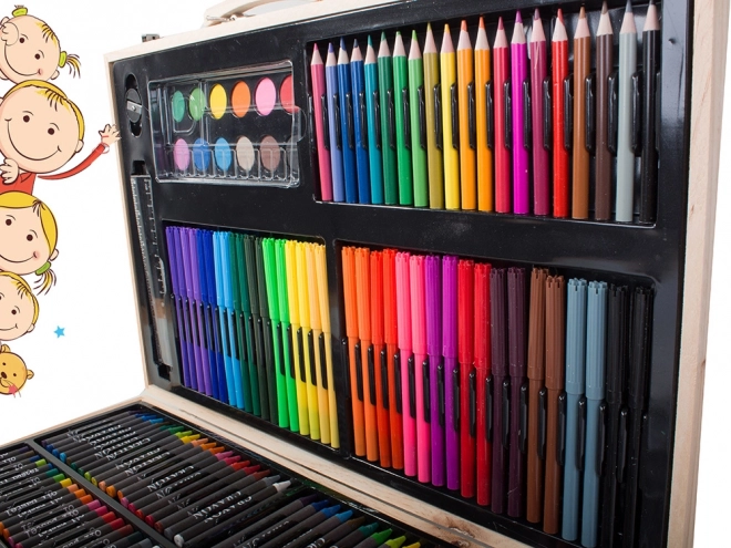 Palette riche de couleurs et de techniques
