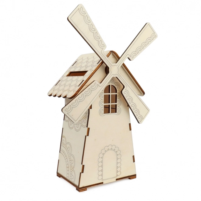 Kúzlo dreva Boîte à Économies en Bois Moulin