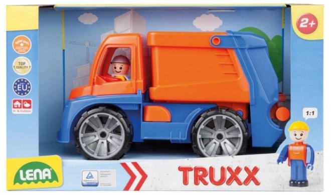 Voiture poubelle colorée Truxx 29 cm