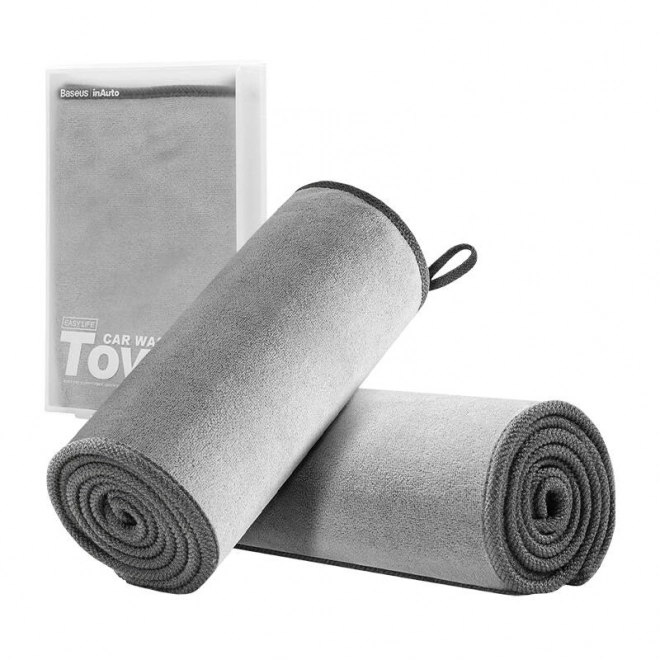 Serviette Baseus Easy life pour lavage de voiture 40 x 40 cm (2 pcs) - gris