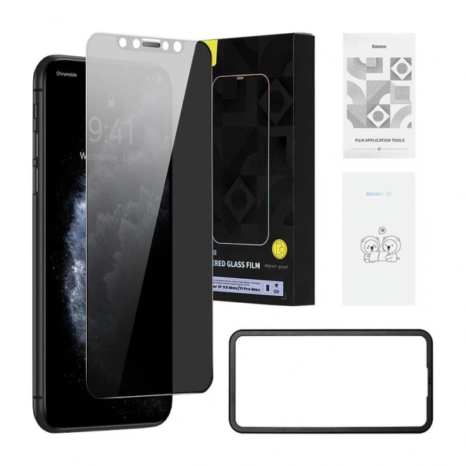 Verre trempé Baseus pour iPhone XS Max/11 Pro Max