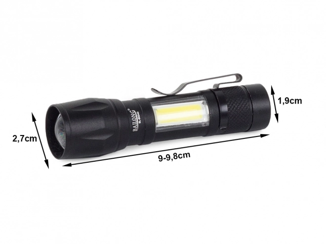 Lampe tactique militaire avec LED CREE XP-E et COB