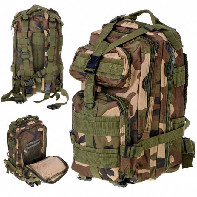 Sac à dos tactique militaire de randonnée 25L motif camouflage