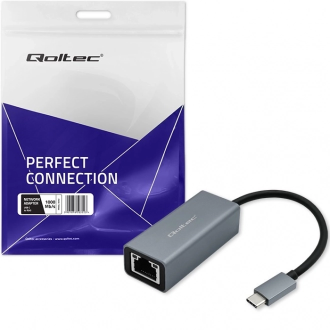 Adaptateur USB-C vers RJ45 Ethernet | 1000 Mbps | Boîtier en aluminium