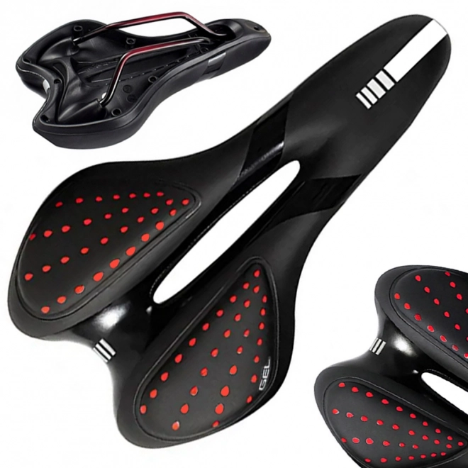 Selle de vélo sportive avec remplissage en gel