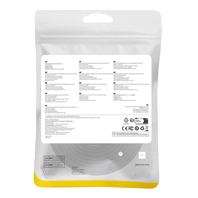Câble ethernet tressé Baseus cat.8 RJ45