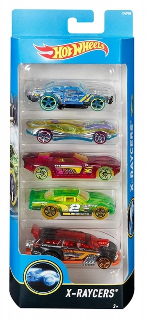 Hot Wheels collection de cinq petites voitures