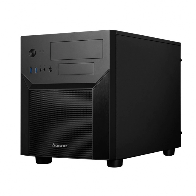 Boîtier d'ordinateur noir mATX Cube Mesh Series