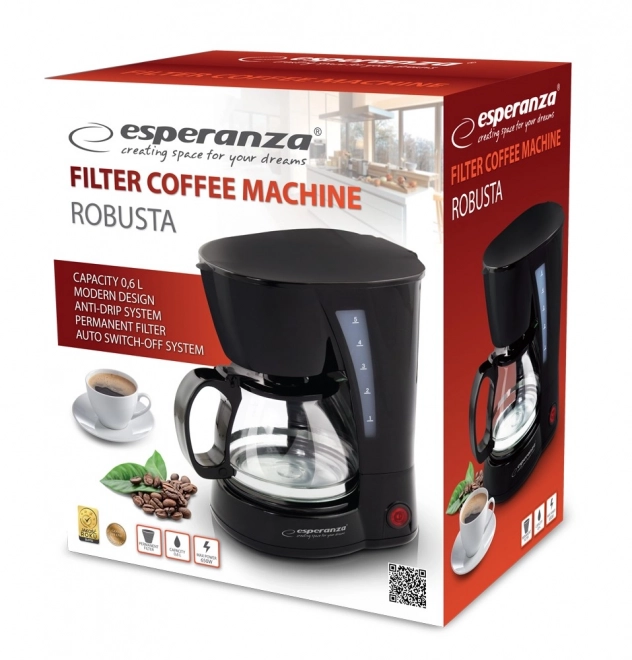 Cafetière filtre Esperanza Robusta 0,6L