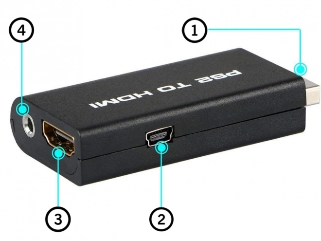 Adaptateur PS2 vers convertisseur audio HDMI