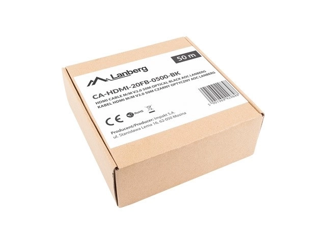 Câble HDMI M/M v2.0 CA-HDMI-20FB-0500-BK 50m noir