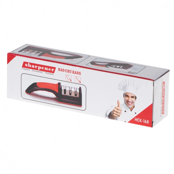 Aiguiseur de cuisine triphasé pour couteaux 3 en 1
