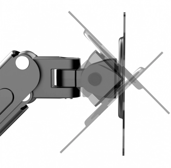 Double support pour moniteurs Maclean pour un environnement de travail ergonomique