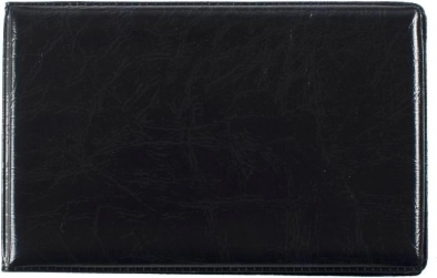 Porte-cartes noir en plastique pour documents
