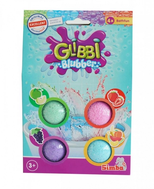 Bombes de bain effervescentes parfumées - 4 pièces