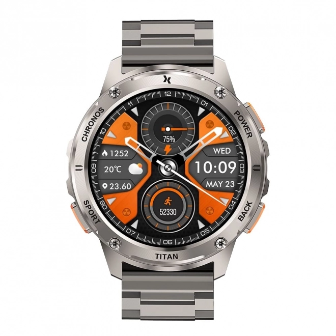 Montre intelligente Titan Chronos argentée