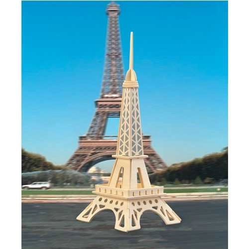 Puzzle 3D en bois Tour Eiffel