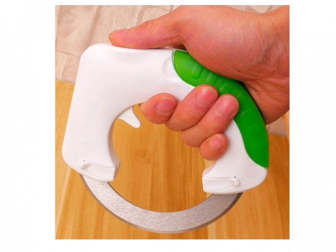 Couteau rond multifonction pour pizza, viande et légumes