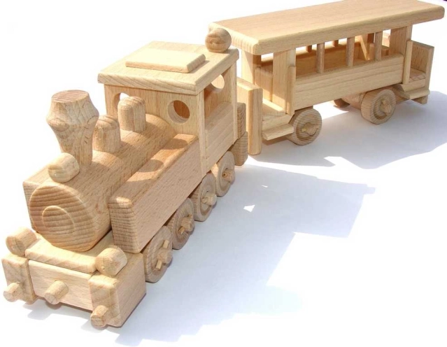 Cavity Petit train en bois étroit