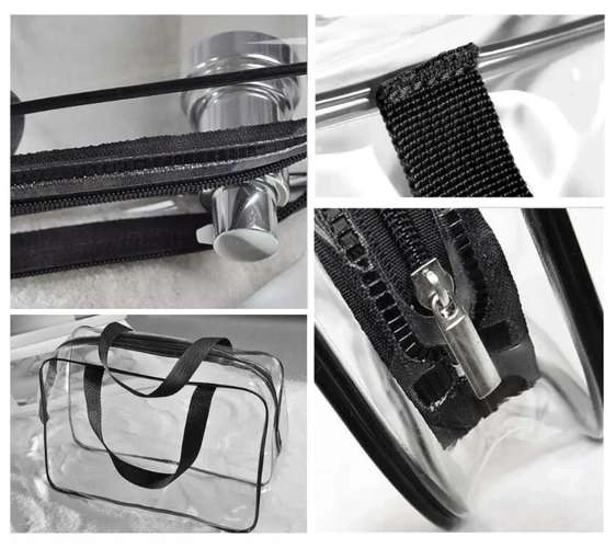 Trousse de toilette transparente 3en1 Soulima 21448