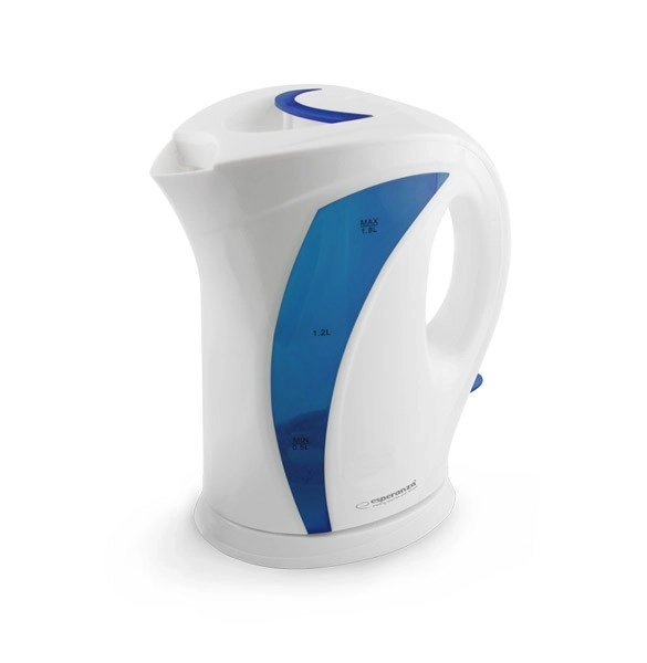 Bouilloire électrique Iguazu 1.7L blanc-bleu