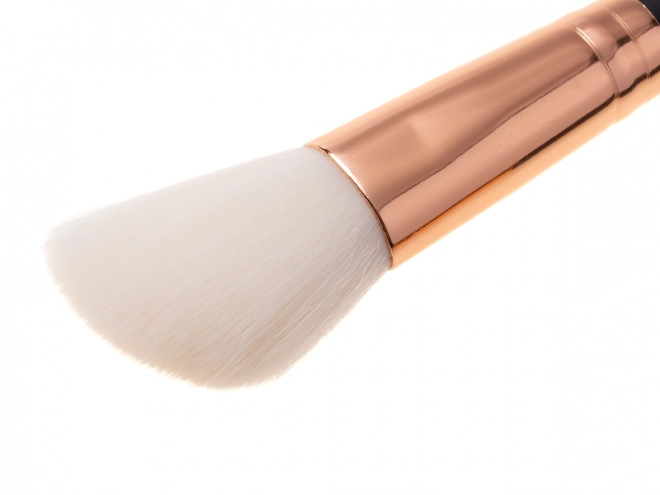 Ensemble de pinceaux de maquillage 15pcs + étui - marron